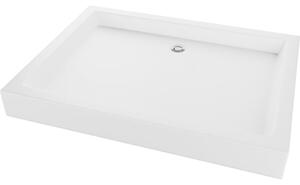 Mexen Rio brodzik prostokątny 100 x 80 cm, biały - 45108010