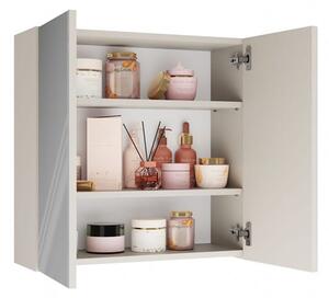 Wisząca szafka łazienkowa z lustrem 60 cm | Umeblowana.com