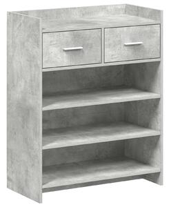 Szafka na buty z szufladą Betonowy szary 73,5 x 36 x 92 cm
