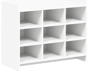 Szafka na buty Biały 85 x 39,5 x 70 cm Drewno inżynieryjne