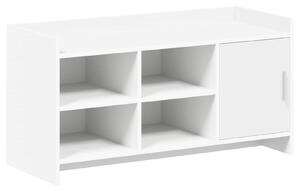 Szafka na buty Biały 100 x 39,5 x 51 cm Drewno inżynieryjne