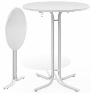 Casaria Stół barowy składany RAUL 110x80cm, biały