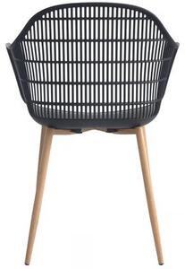 Krzesło ogrodowe PATIO Igor 47565 Czarno-brązowy