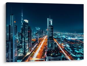 Obraz - Noc w Dubaju (70x50 cm)