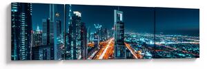 Obraz - Noc w Dubaju (170x50 cm)