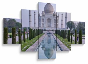 Obraz - Taj Mahal o wschodzie słońca (125x70 cm)