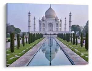 Obraz - Taj Mahal o wschodzie słońca (70x50 cm)