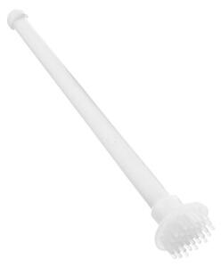 Wyciskacz do czosnku aluminiowy z czyścikiem 15,5 cm 2 el
