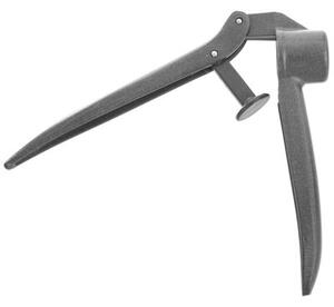 Wyciskacz do czosnku aluminiowy z czyścikiem 15,5 cm 2 el