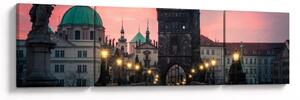 Obraz - Na Moście Karola (170x50 cm)