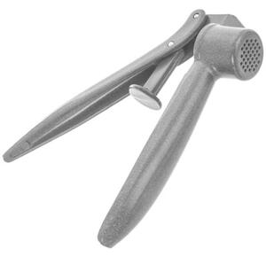 Wyciskacz do czosnku aluminiowy z czyścikiem 15,5 cm 2 el