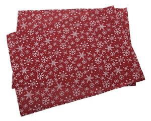 Tekstylne maty stołowe zestaw 2 szt. ze świątecznym motywem 32x45 cm Flakes – Dakls