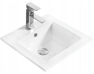 Mexen Stella umywalka wpuszczana w blat 41 x 41 cm, biała - 25454100