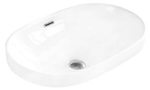 Mexen Viki umywalka wpuszczana w blat 61 x 40 cm, biała - 25356100