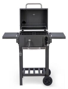 Grill węglowy ogrodowy Berdsen BD-892 żeliwny ruszt z pokrywą popielnik + termometr