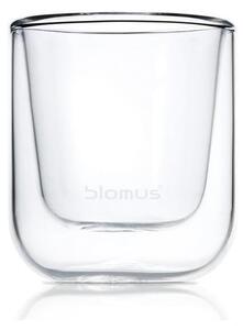 Zestaw 2 podwójnych filiżanek do espresso Blomus Nero, 80 ml