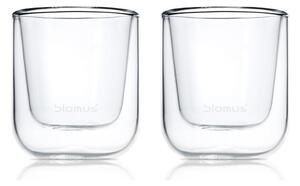 Szklanki z podwójną ścianką zestaw 2 szt. 80 ml Nero – Blomus