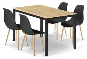 Komplet mebli stół + 4 krzesła H1-C91