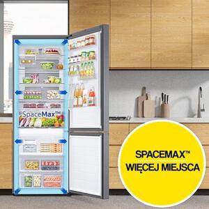 Lodówka SAMSUNG RB53DG706AB1EO Combi Max AI No Frost 203cm Grafitowa stal