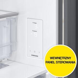 Lodówka SAMSUNG RB53DG706AB1EO Combi Max AI No Frost 203cm Grafitowa stal