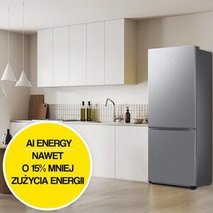 Lodówka SAMSUNG RB53DG703DS9EO Combi Max AI No Frost 203cm Szczotkowana stal nierdzewna