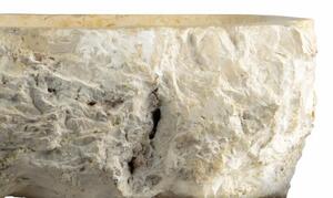 DIVERO Umywalka nablatowa z naturalnego kamienia Tortona
