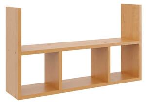 Minimalistyczna półka ścienna w kolorze olcha K4-G32