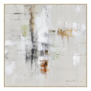 Ręcznie malowany obraz na płótnie z ramą w zestawie 103x103 cm Bold – Bizzotto