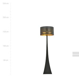 Estrella Lp1 Black/Gold 1156/Lp1 Lampa Podłogowa Oryginalny Design Duży Abażur