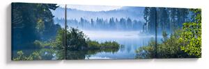 Obraz górskiego jeziora (170x50 cm)