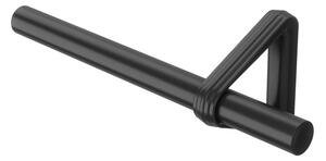 Stalowy regulowany karnisz w kolorze matowej czerni 107 - 305 cm Trinity – Umbra