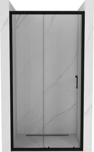 Mexen Apia drzwi prysznicowe rozsuwane 90 cm, transparent, czarne - 845-090-000-70-00