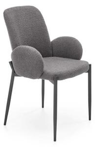Krzesło K477, krzesło boucle, krzesło baranek
