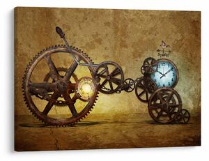 Obraz starych mechanizmów zegarowych (70x50 cm)