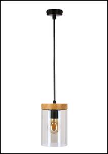 Nowoczesna lampa wisząca ze szklanym kloszem - K447-Weros