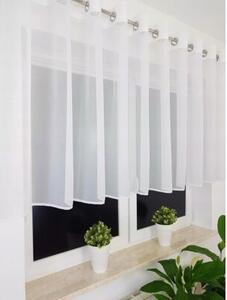 Firana gotowa z woalu na przelotkach 400x110cm