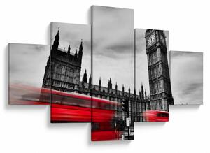 Obraz - Houses of Parliament w Londynie (125x70 cm)