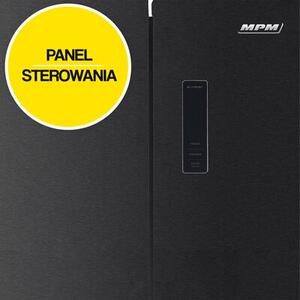 Lodówka MPM-351-SBF-07 3D No Frost 186cm Ciemny Inox