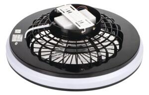 Wentylator sufitowy z lampą LED PLAVE LED CCT czarny 38033 Kanlux