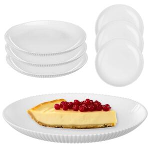 Talerz deserowy Regno 19 cm biały 3 szt