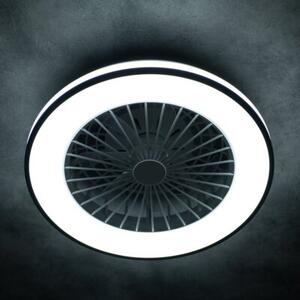 Wentylator sufitowy z lampą LED PLAVE LED CCT czarny 38033 Kanlux