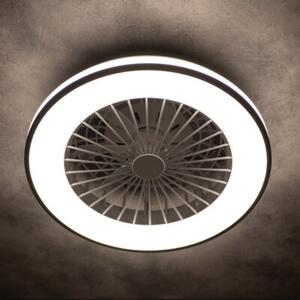 Wentylator sufitowy z lampą LED PLAVE LED CCT czarny 38033 Kanlux