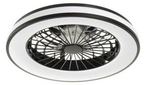 Wentylator sufitowy z lampą LED PLAVE LED CCT czarny 38033 Kanlux