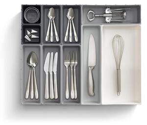 Szary regulowany organizer do szuflady Joseph Joseph Blox