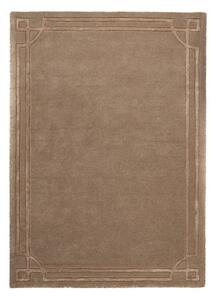 Brązowy wełniany dywan tkany ręcznie 200x290 cm Gatsby – Flair Rugs
