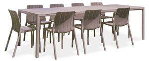 Zestaw tarasowy TIBERINA BISTROT/TEVERE 210 8+1 Tortora - Nardi