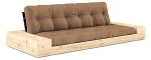 Brązowa rozkładana sofa 244 cm Base – Karup Design