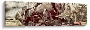 Historyczny wizerunek lokomotywy (170x50 cm)