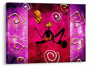Obraz historycznego muralu (70x50 cm)