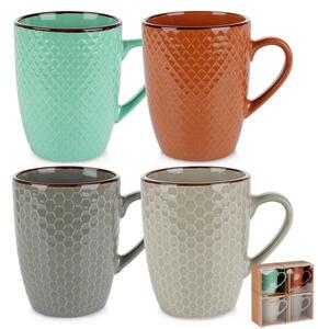 Kubki ceramiczne 400 ml 4 szt